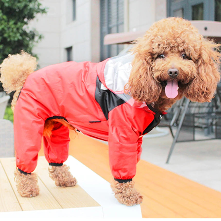 The Dog Face  Raincoat Jumpsuit