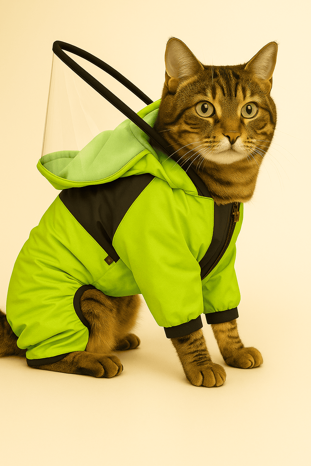 The Dog Face  Raincoat Jumpsuit