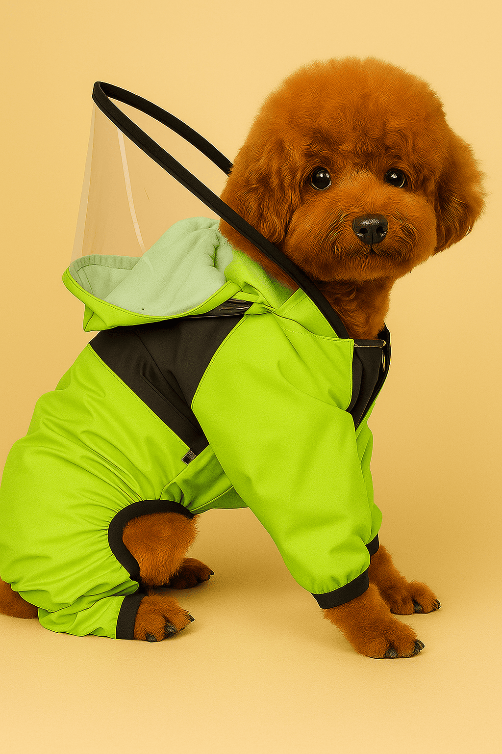 The Dog Face  Raincoat Jumpsuit