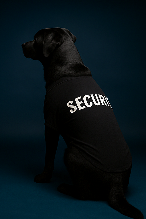 Security Dog Shirt – The Pawlitician® Premium Cotton Sleeveless Tee